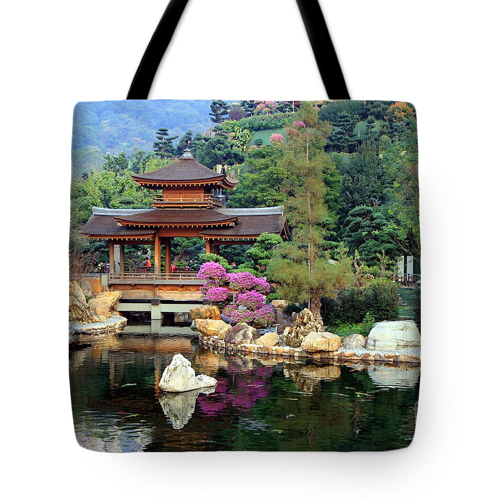 Forest Tote Bag featuring the photograph Asian garden by Amanda Mohler