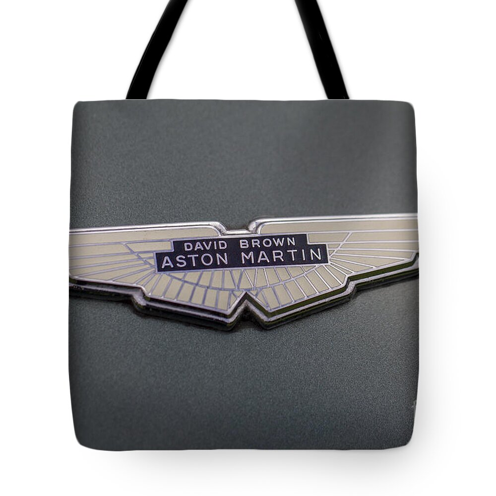 Clare Bambers Tote Bag featuring the photograph Aston Martin by Clare Bambers