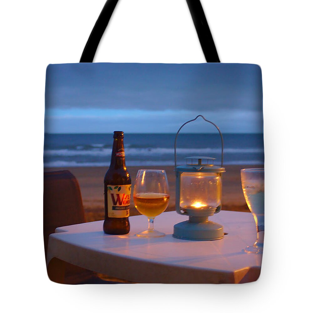Isle Of Wight Tote Bag featuring the photograph At the End of the Day by Jeremy Hayden