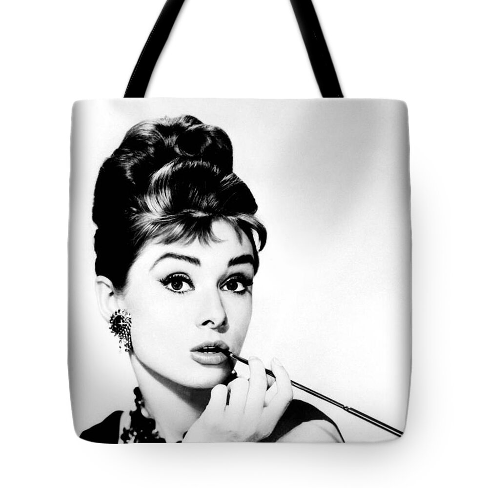 Audrey Hepburn Tote Bag by Csongor Licskai - Pixels
