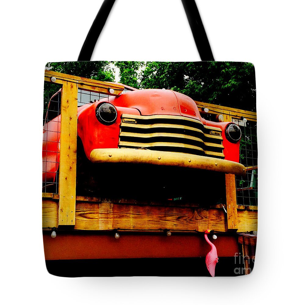 Austin Texas Tote Bag featuring the photograph Maria's Taco Express Austin Tx by Luther Fine Art