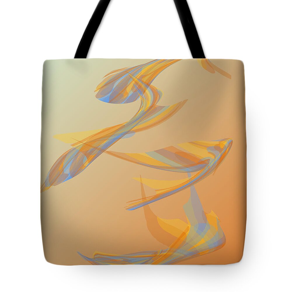 Birds Tote Bag featuring the digital art Autumn Migration by Stephanie Grant
