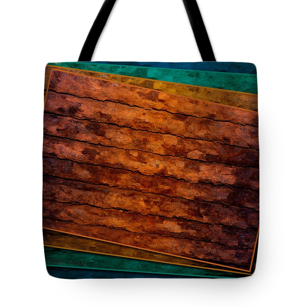 Rust Tote Bag featuring the photograph Avant Rust by WB Johnston