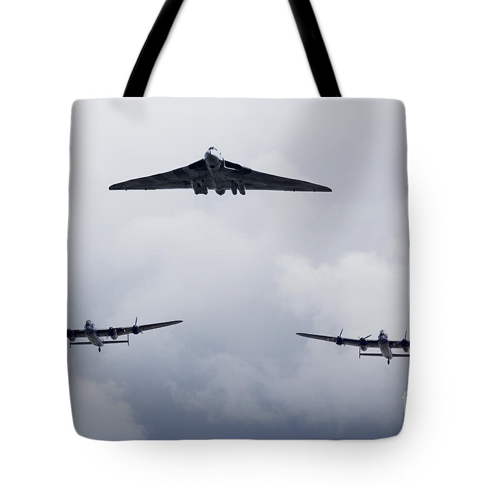 ‪avro Tote Bag featuring the digital art Avro Day by Airpower Art