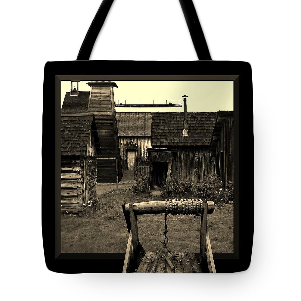 Western Tote Bag featuring the photograph Back Yard Gold Mine by Barbara St Jean