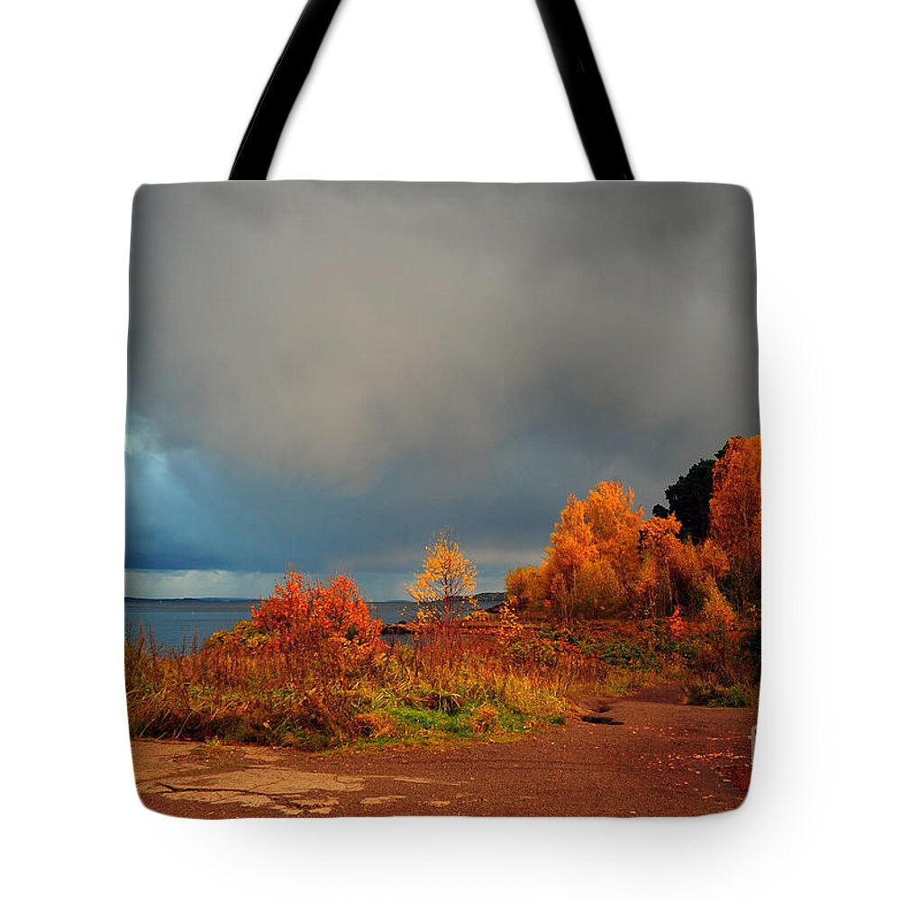 Weather Tote Bag featuring the photograph Bad Weather Coming by Randi Grace Nilsberg