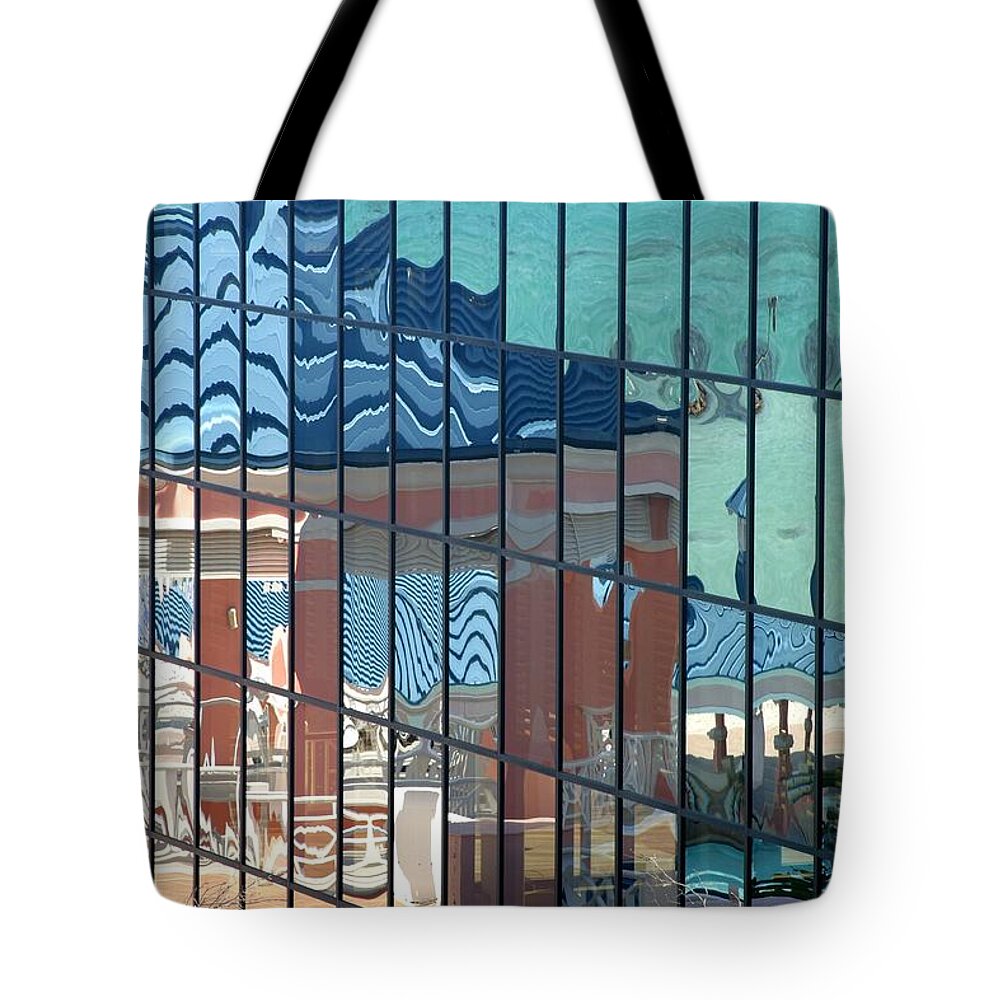 Color Tote Bag featuring the photograph Bahamas Beach Pavilion by Rick Locke - Out of the Corner of My Eye