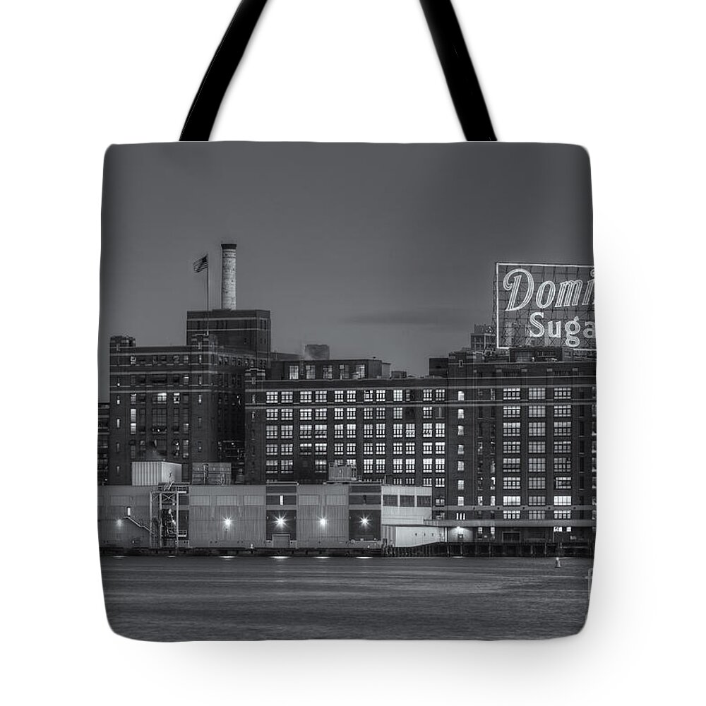 Clarence Holmes Tote Bag featuring the photograph Baltimore Domino Sugars Plant II by Clarence Holmes