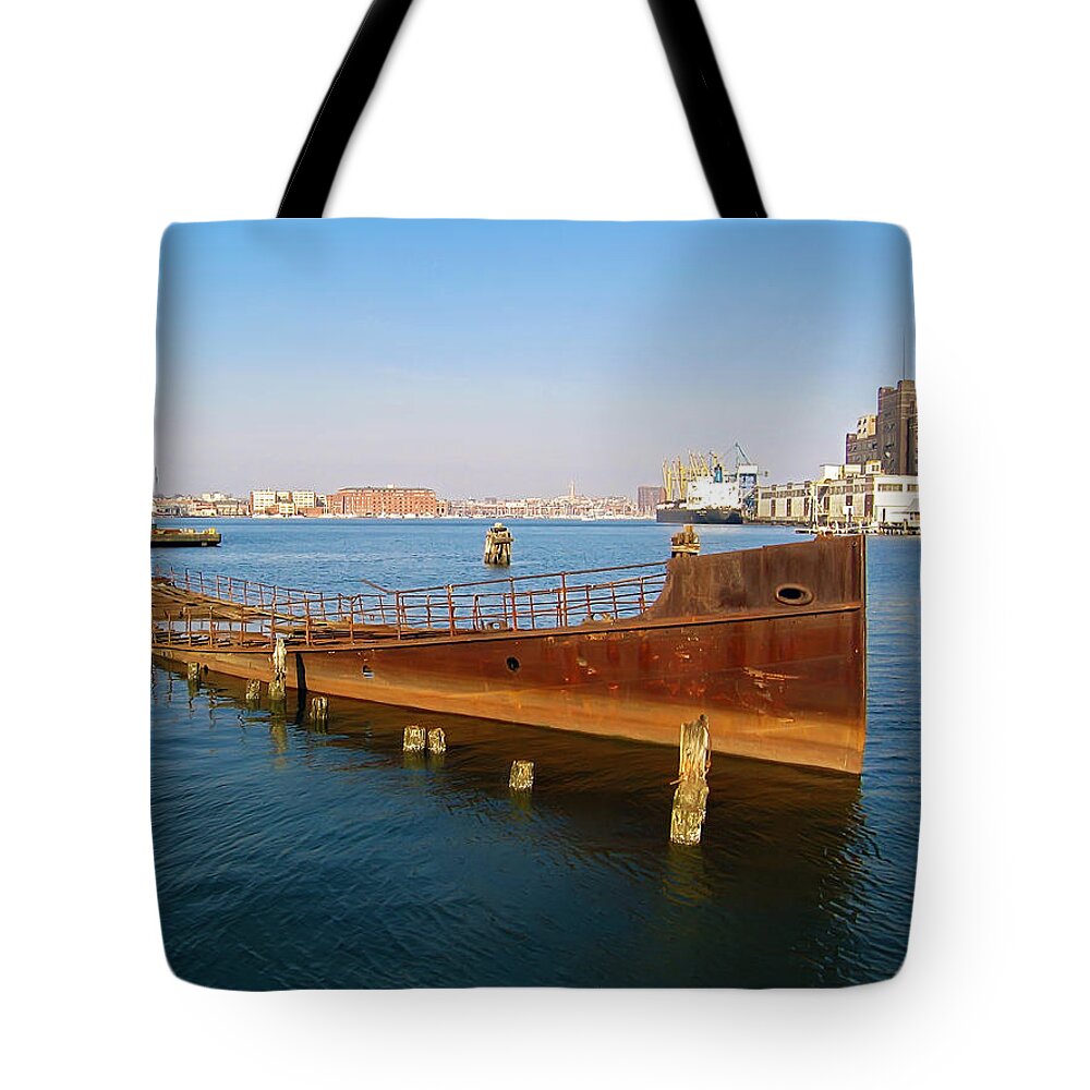 2d Tote Bag featuring the photograph Baltimore Museum of Industry by Brian Wallace