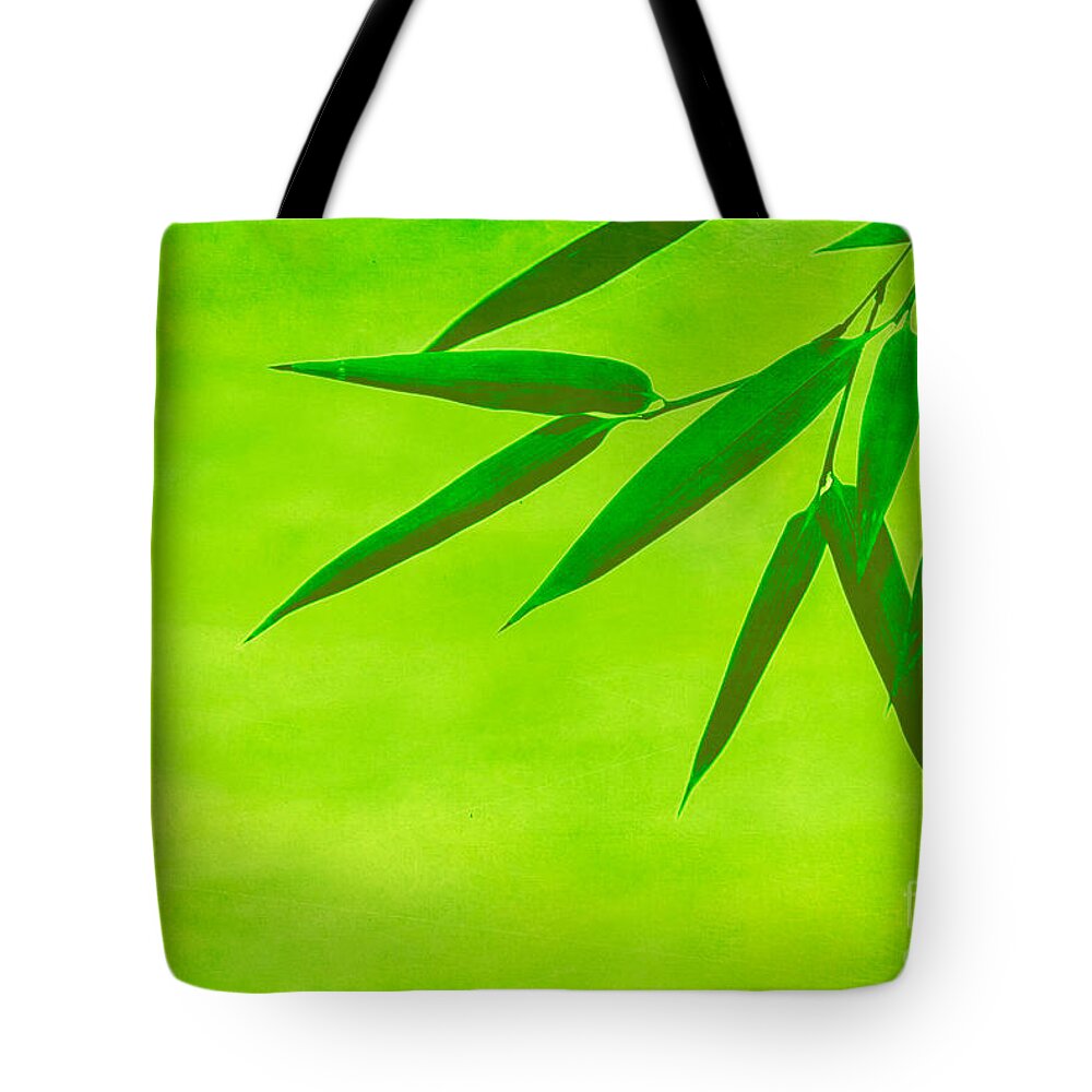 Asia Tote Bag featuring the photograph Bamboo Leaves by Hannes Cmarits