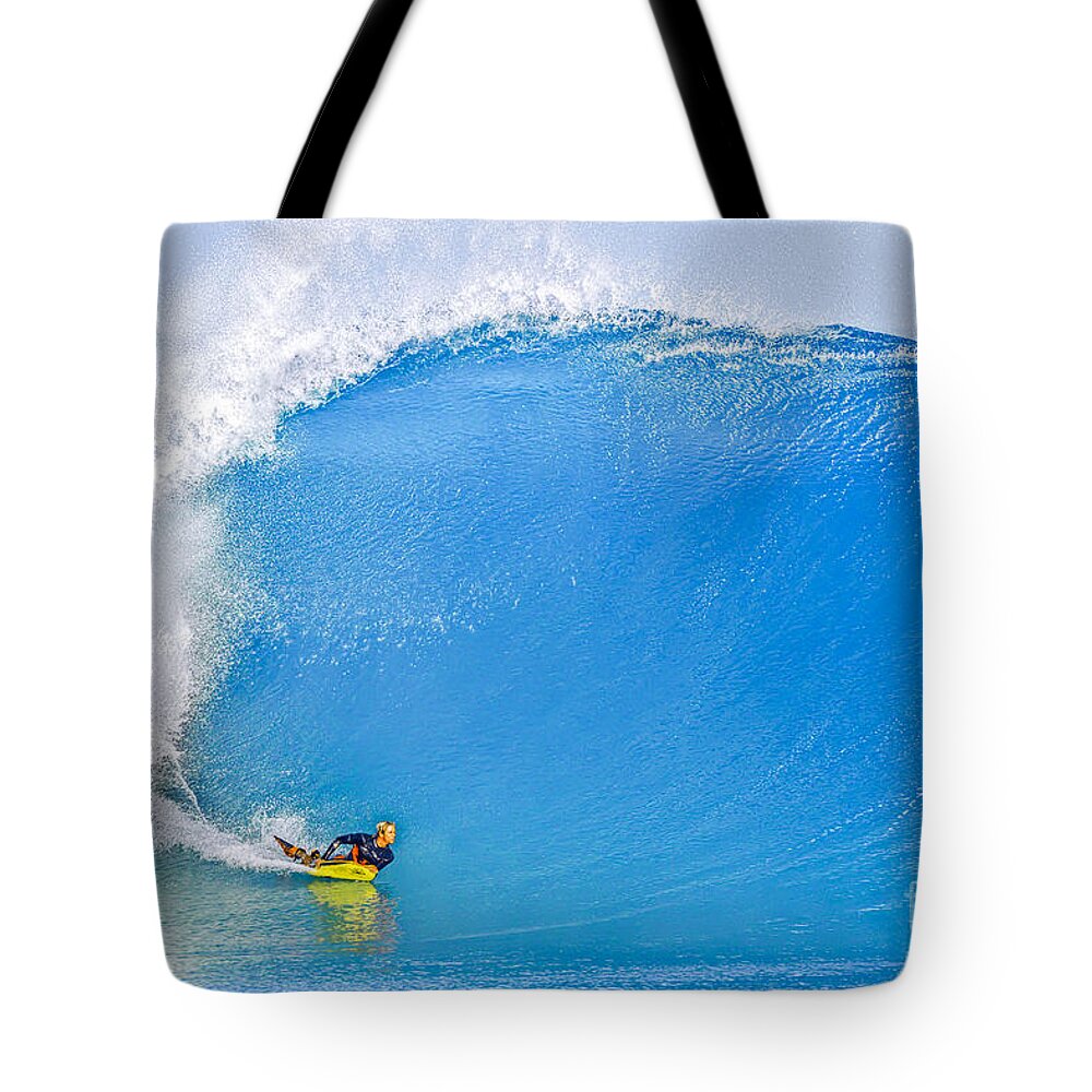 Banzai Pipeline Tote Bag featuring the photograph Banzai Pipeline The Perfect Wave by Aloha Art