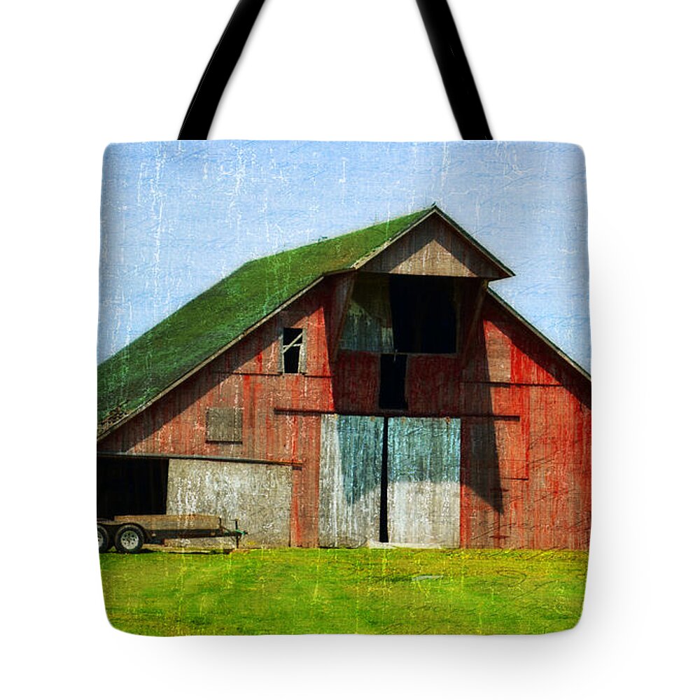 Vandalia Illinois Tote Bag featuring the photograph Barn - Central Illinois - Luther Fine Art by Luther Fine Art