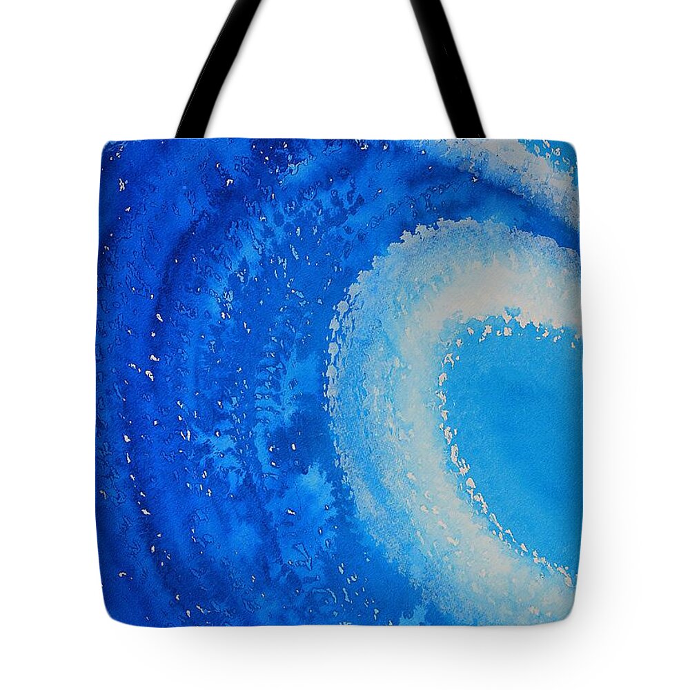Sol Luckman Tote Bag featuring the painting Barreled original painting by Sol Luckman