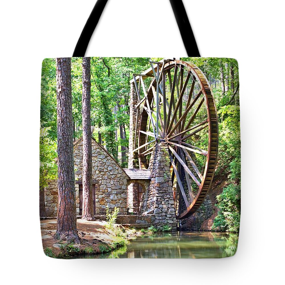 10388 Tote Bag featuring the photograph Berry College's Old Mill by Gordon Elwell