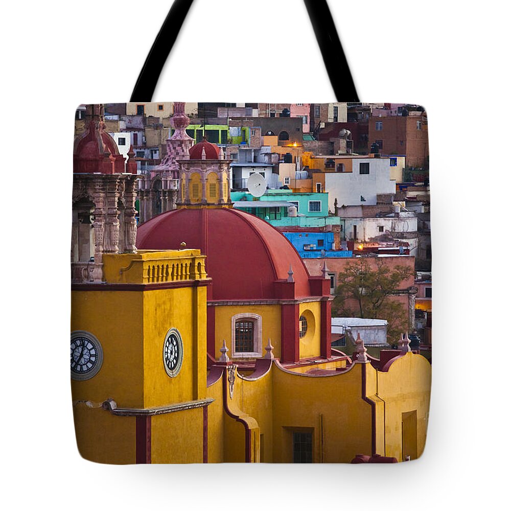 Craig Lovell Tote Bag featuring the photograph Basilica of Our Lady of Guanajuato Mexico by Craig Lovell