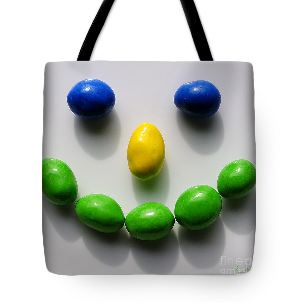 Smile Tote Bag featuring the photograph Be Happy by Luke Moore