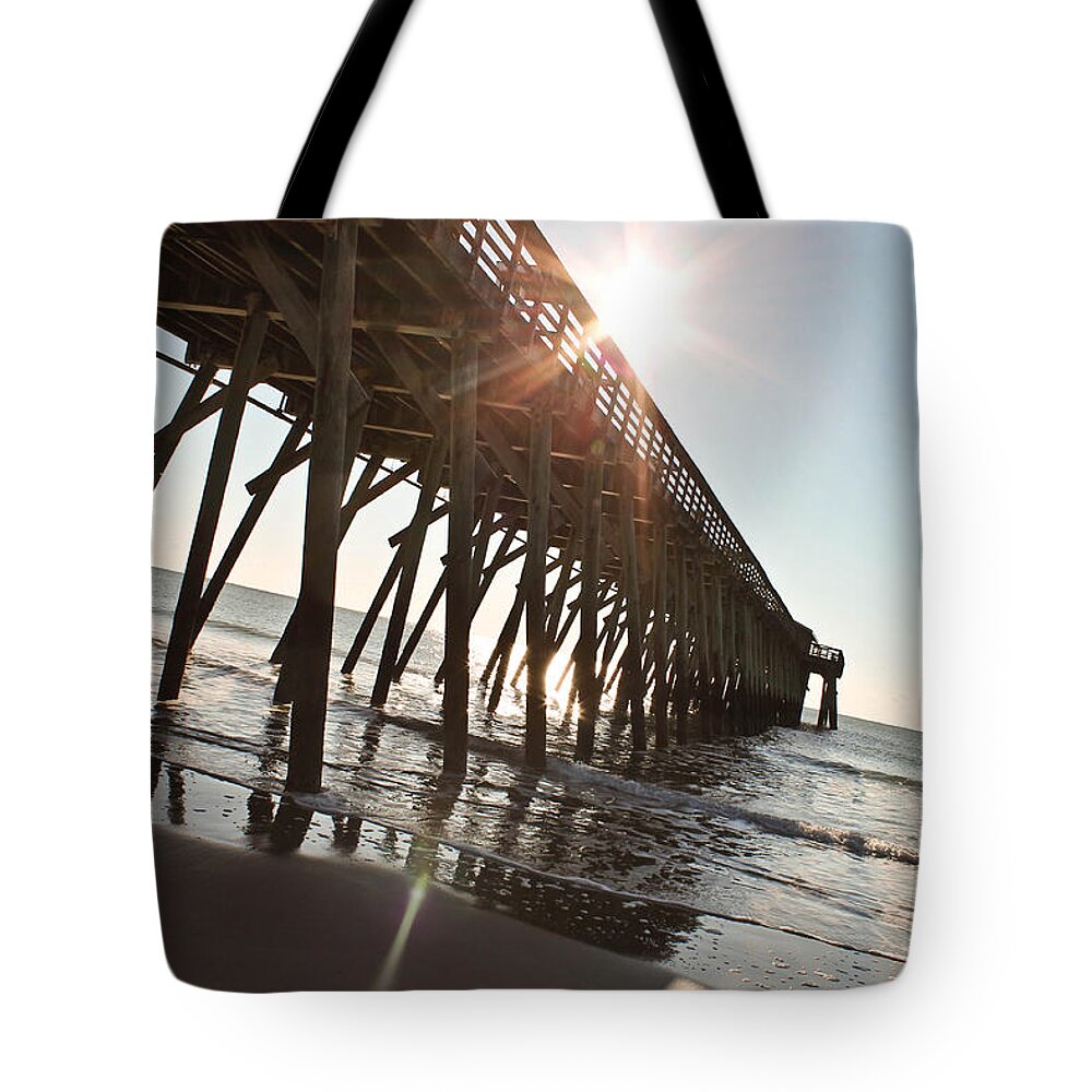 Myrtle Beach State Park Tote Bag featuring the photograph Beach's Beauty by Jessica Brown