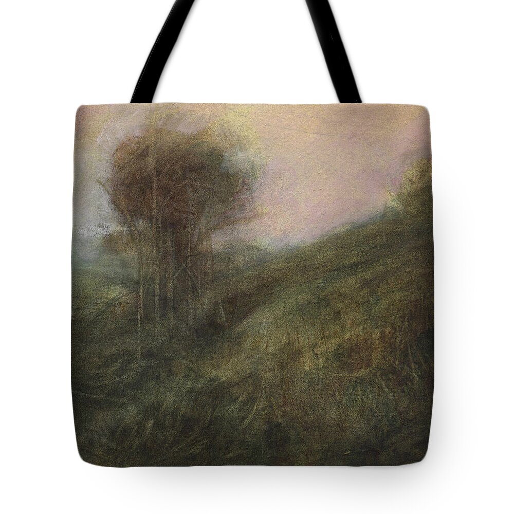 David Ladmore Tote Bag featuring the painting Beacon Hill September by David Ladmore