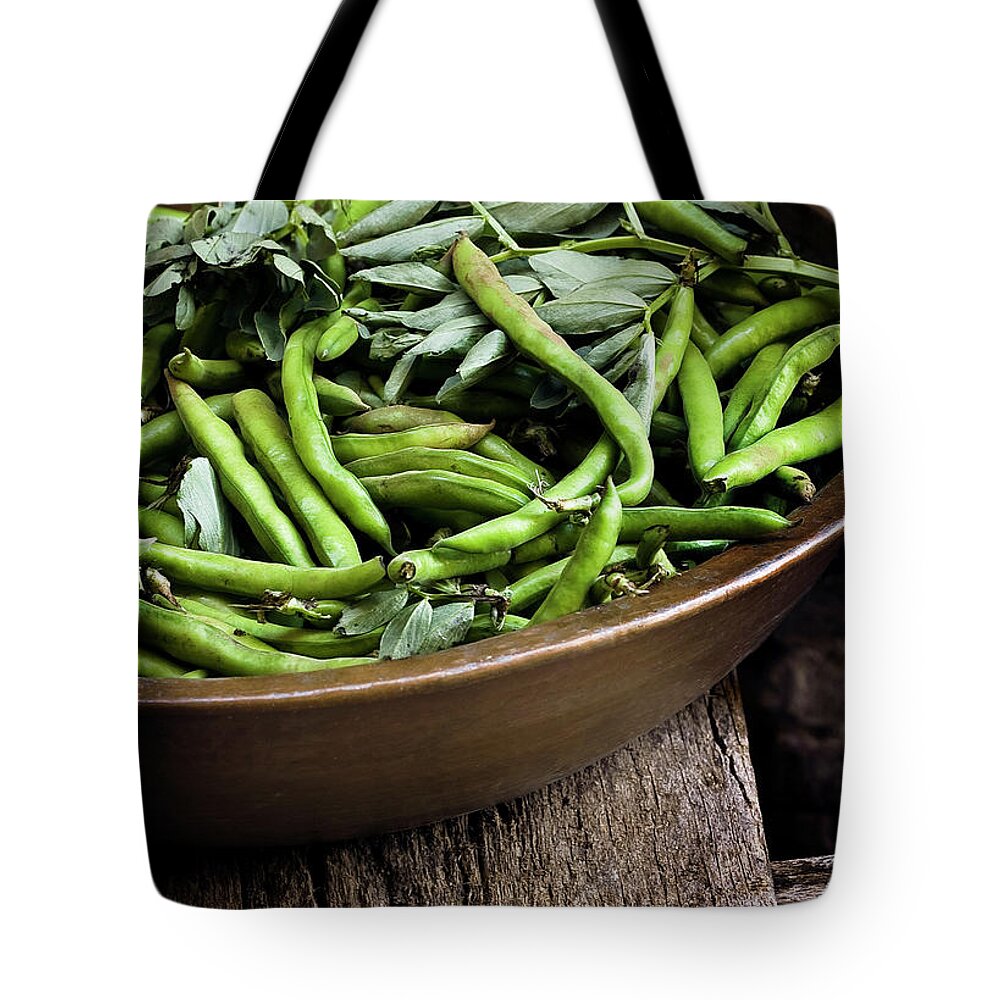 Outdoors Tote Bag featuring the photograph Beans by Bruno Ehrs