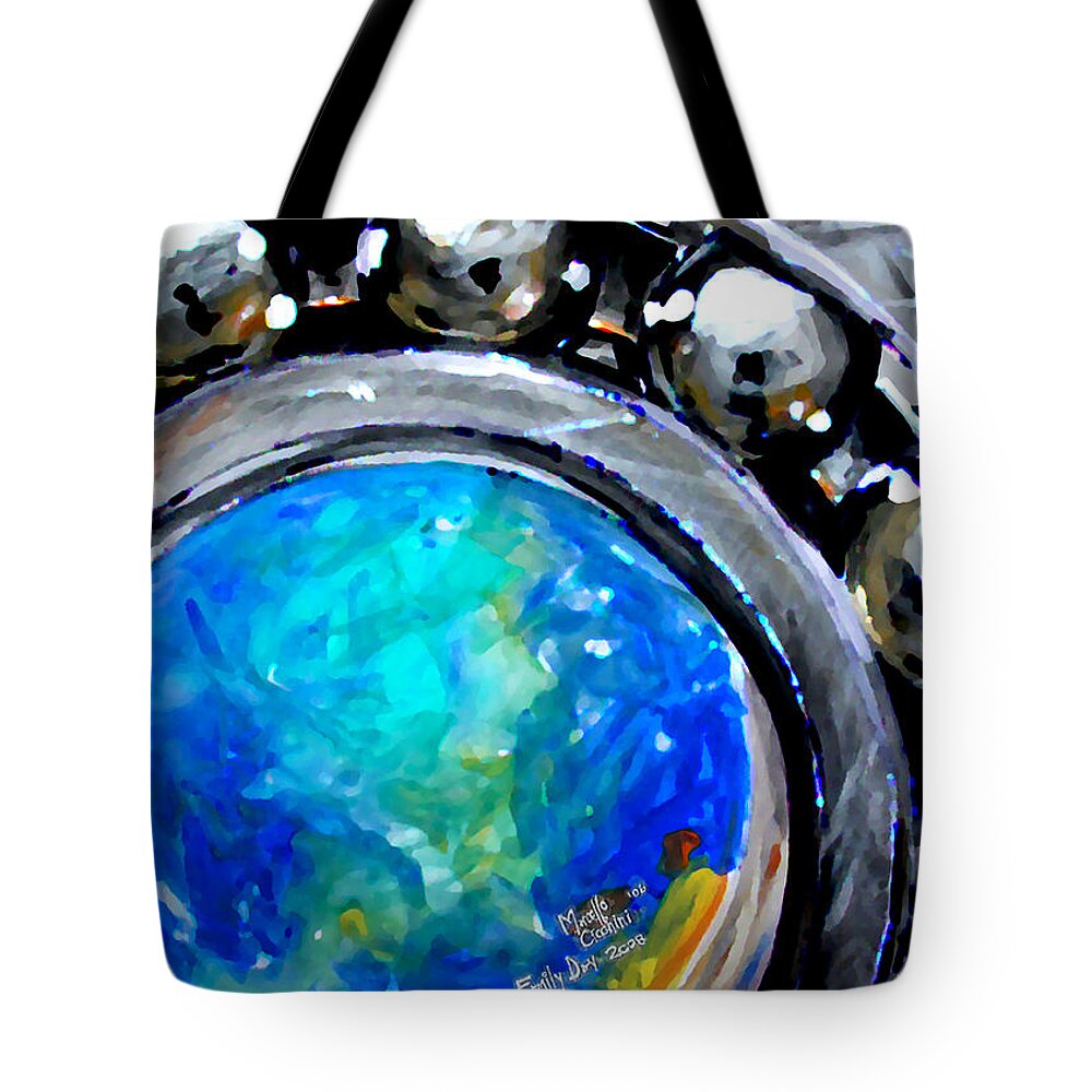Bearing Tote Bag featuring the painting Bearing by Marcello Cicchini
