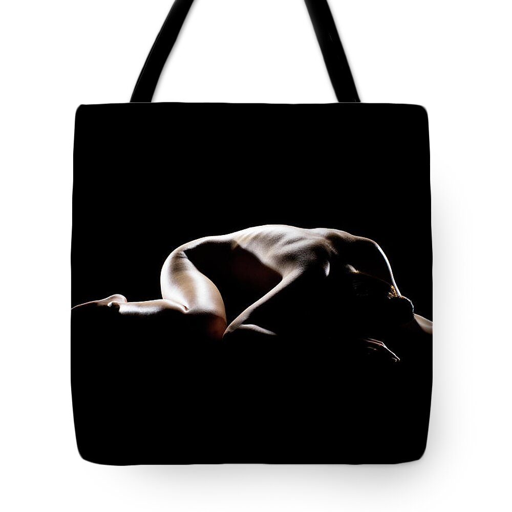 Tranquility Tote Bag featuring the photograph Beautifing The Curve Of Females Body by Michael H