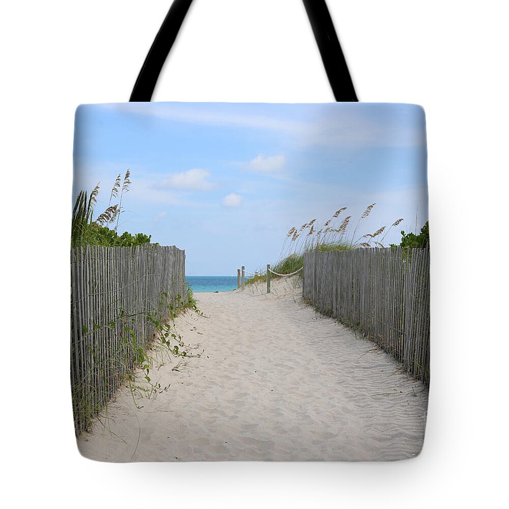 Beach Tote Bag featuring the photograph Beautiful Beach Day by Carol Groenen