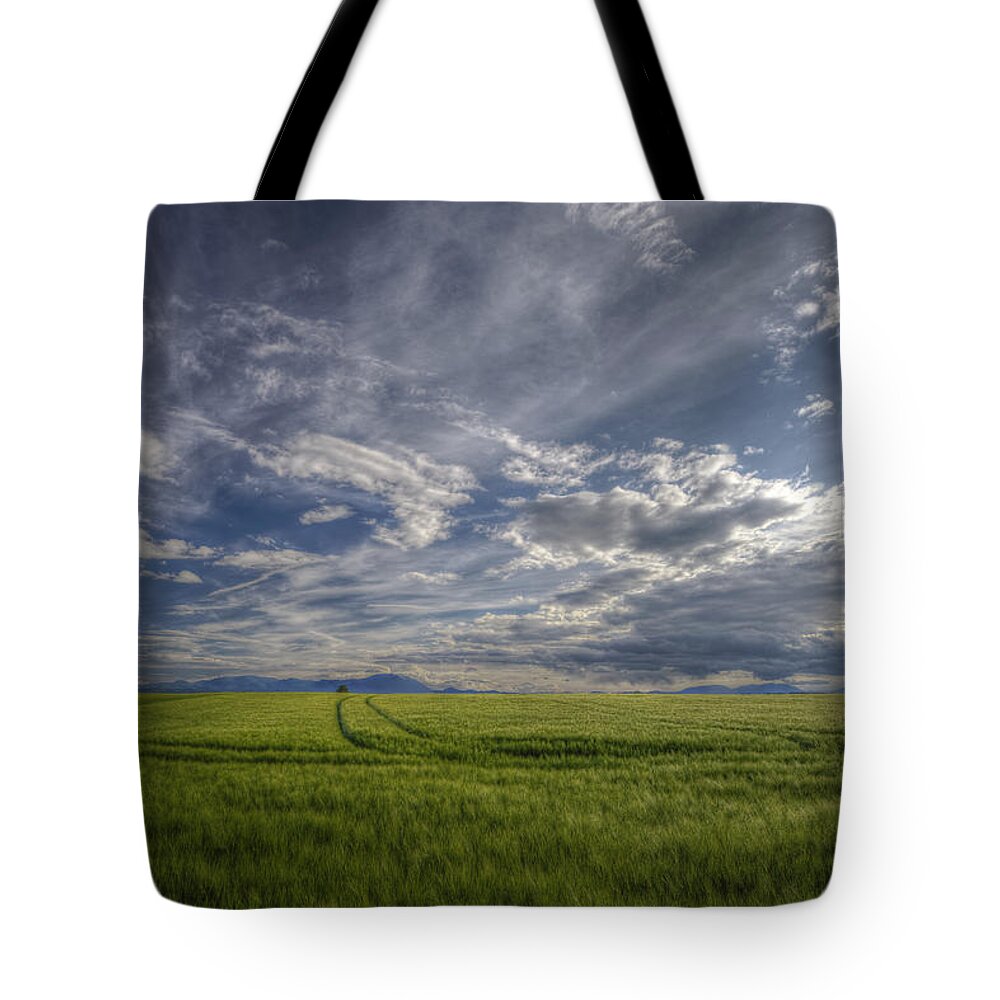 Agricultural Tote Bag featuring the photograph Beautiful countryside by Ivan Slosar