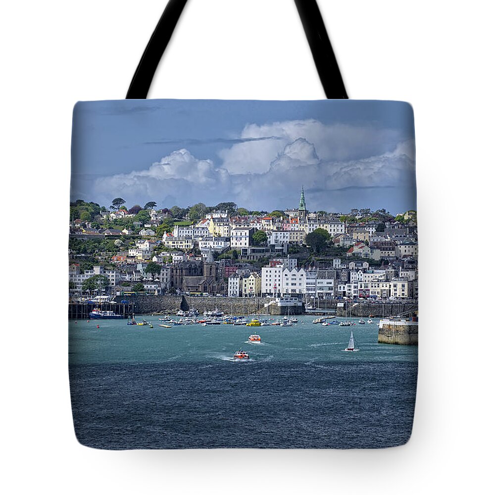 Travel Tote Bag featuring the photograph Beautiful Harbor by Lucinda Walter