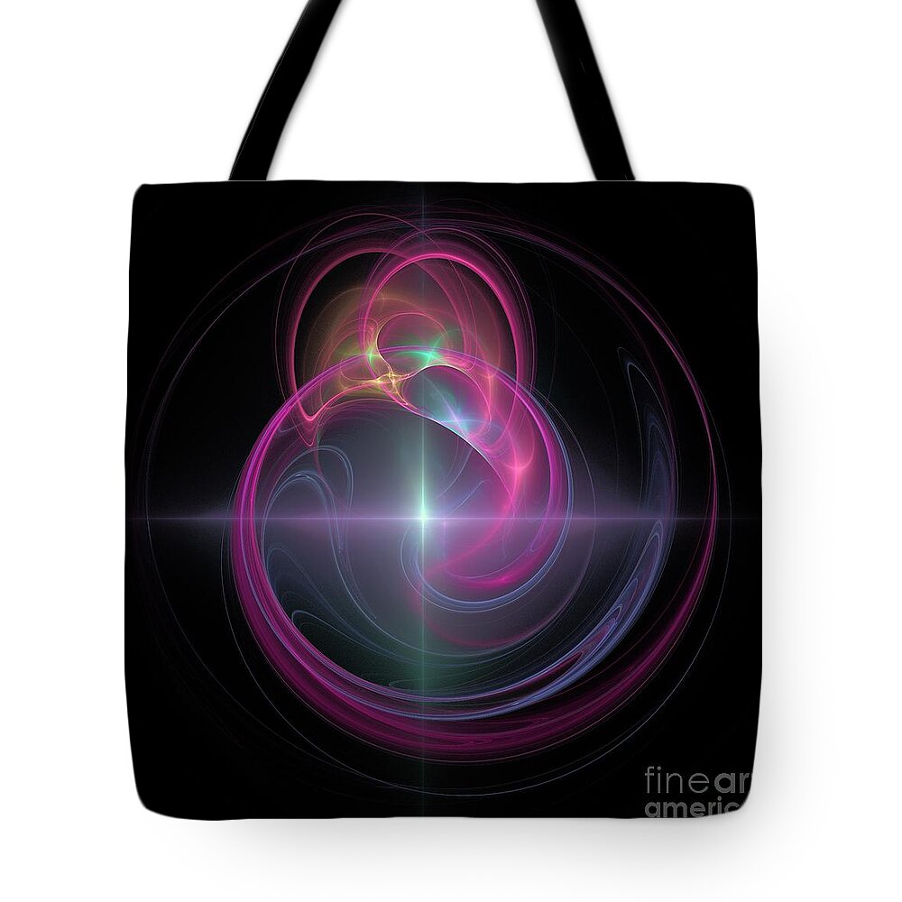 Beautiful Star Tote Bag featuring the digital art Beautiful Star by Elizabeth McTaggart
