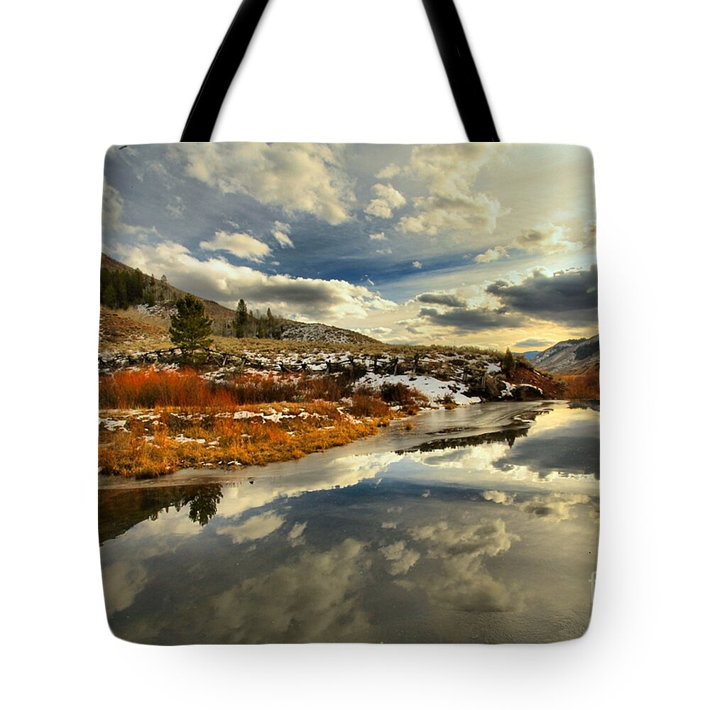 Salt River Pass Tote Bag featuring the photograph Beauty In Bridger by Adam Jewell