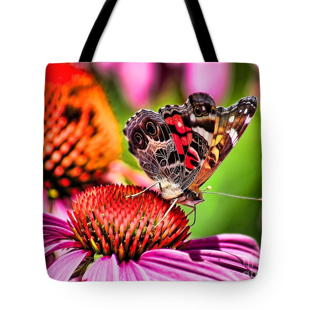 Animal Tote Bag featuring the photograph Beauty of a Butterfly by Nick Zelinsky Jr