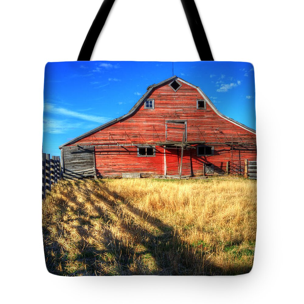 Barn Tote Bag featuring the photograph Beauty Of Barns 8 by Bob Christopher