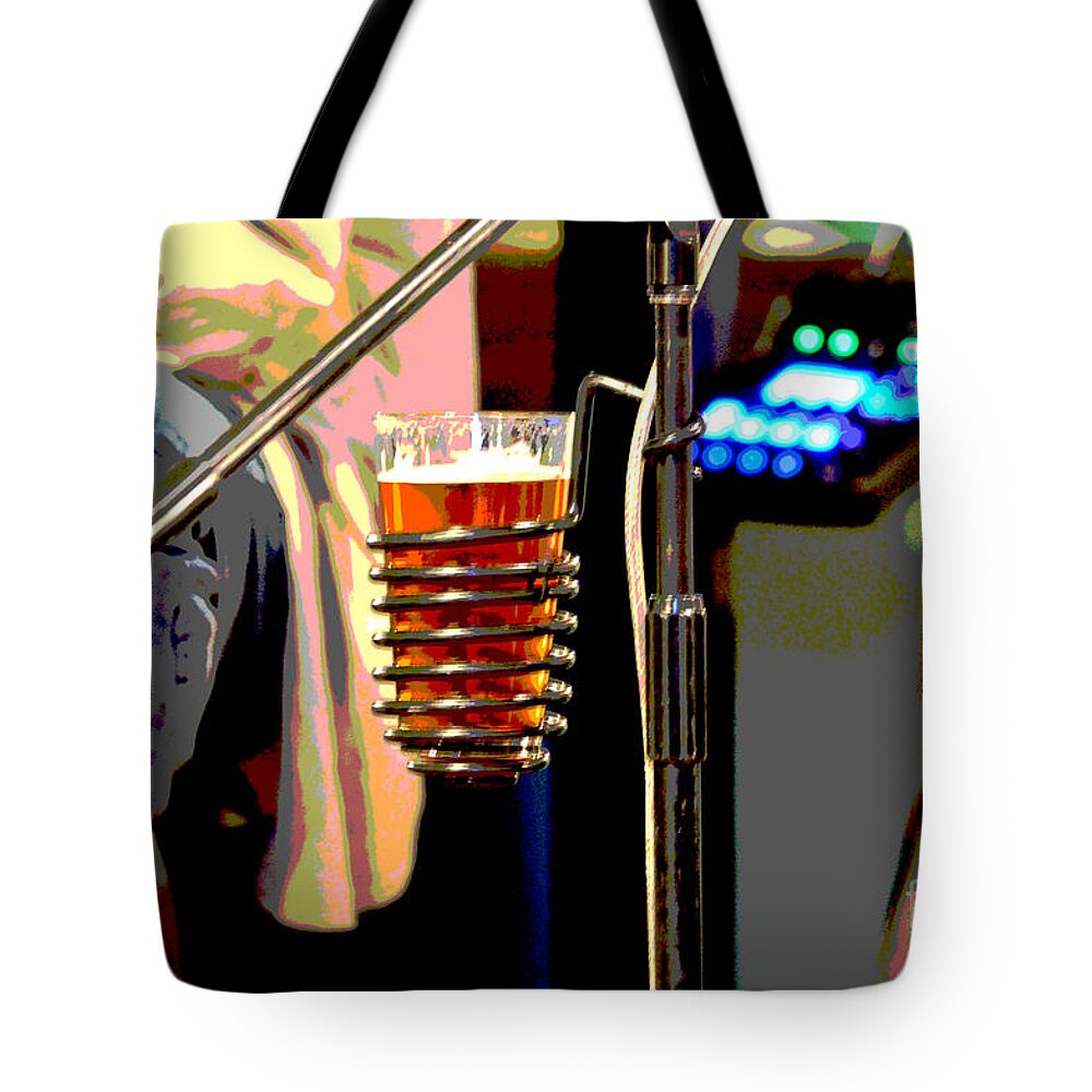 Beer Tote Bag featuring the photograph Beer Necessity by Alys Caviness-Gober