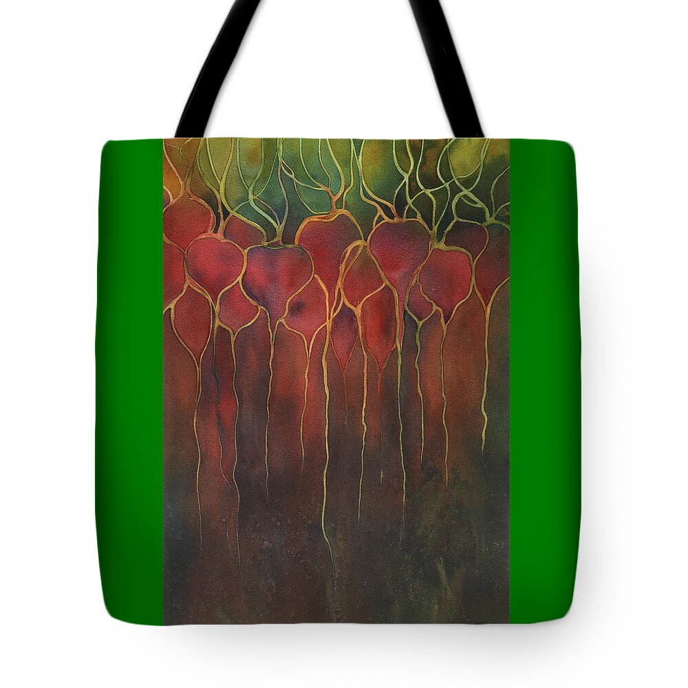 Art Tote Bag featuring the painting Beets by Johanna Axelrod