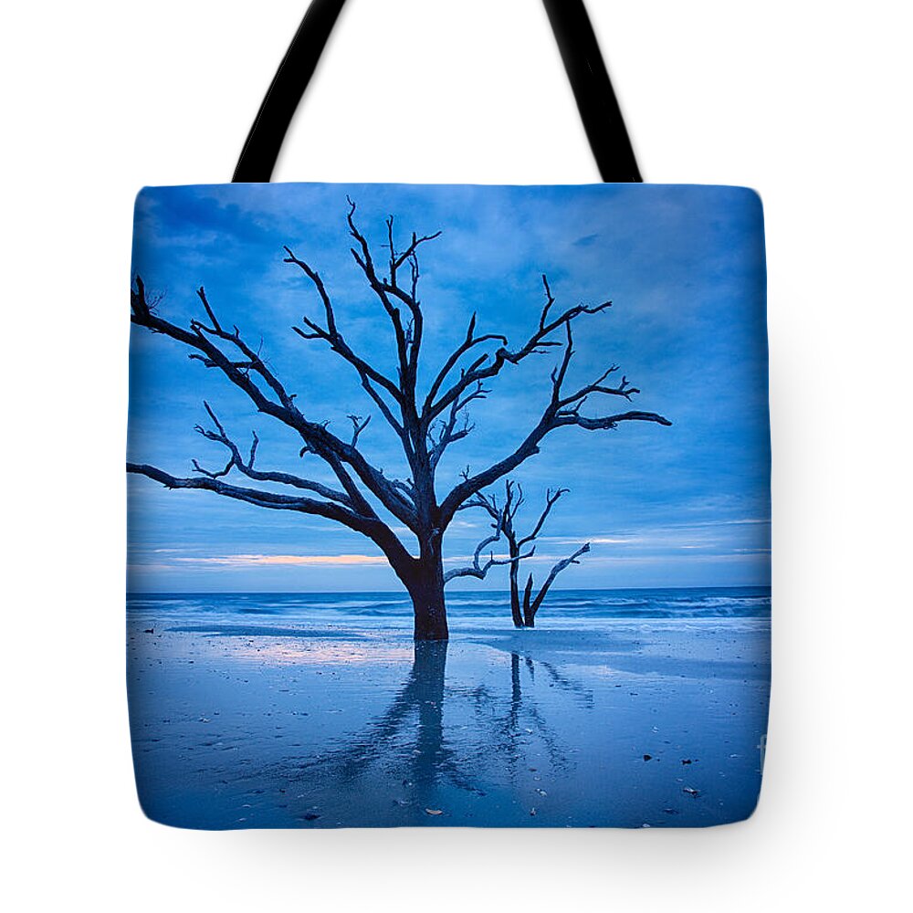 Charleston Tote Bag featuring the photograph Before Dawn by Carrie Cranwill