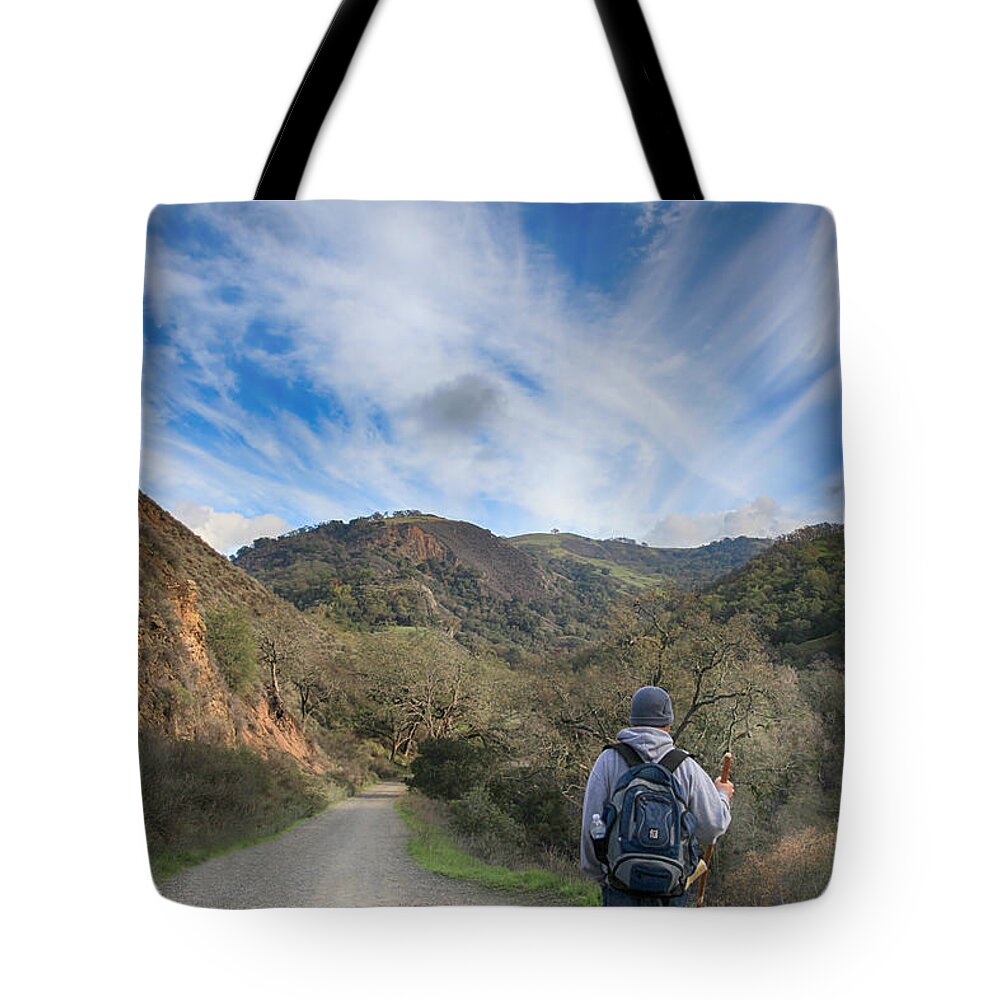 Sunol Ohlone Regional Wilderness Tote Bag featuring the photograph Before My Eyes by Laurie Search