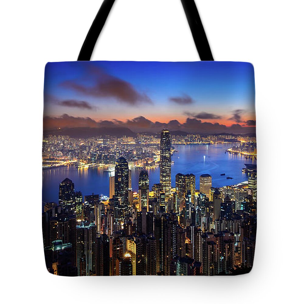 Tranquility Tote Bag featuring the photograph Before Sunrise by William C. Y. Chu