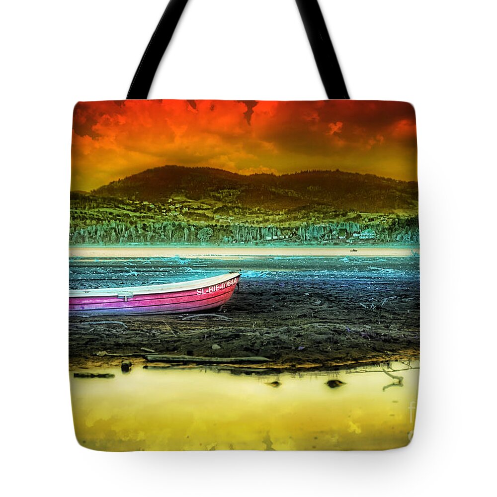 Before The Tide Tote Bag featuring the photograph Before the Tide by Mo T