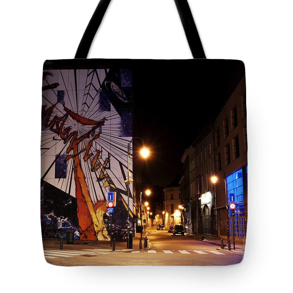 Art Tote Bag featuring the photograph Belgium Street Art by Juli Scalzi