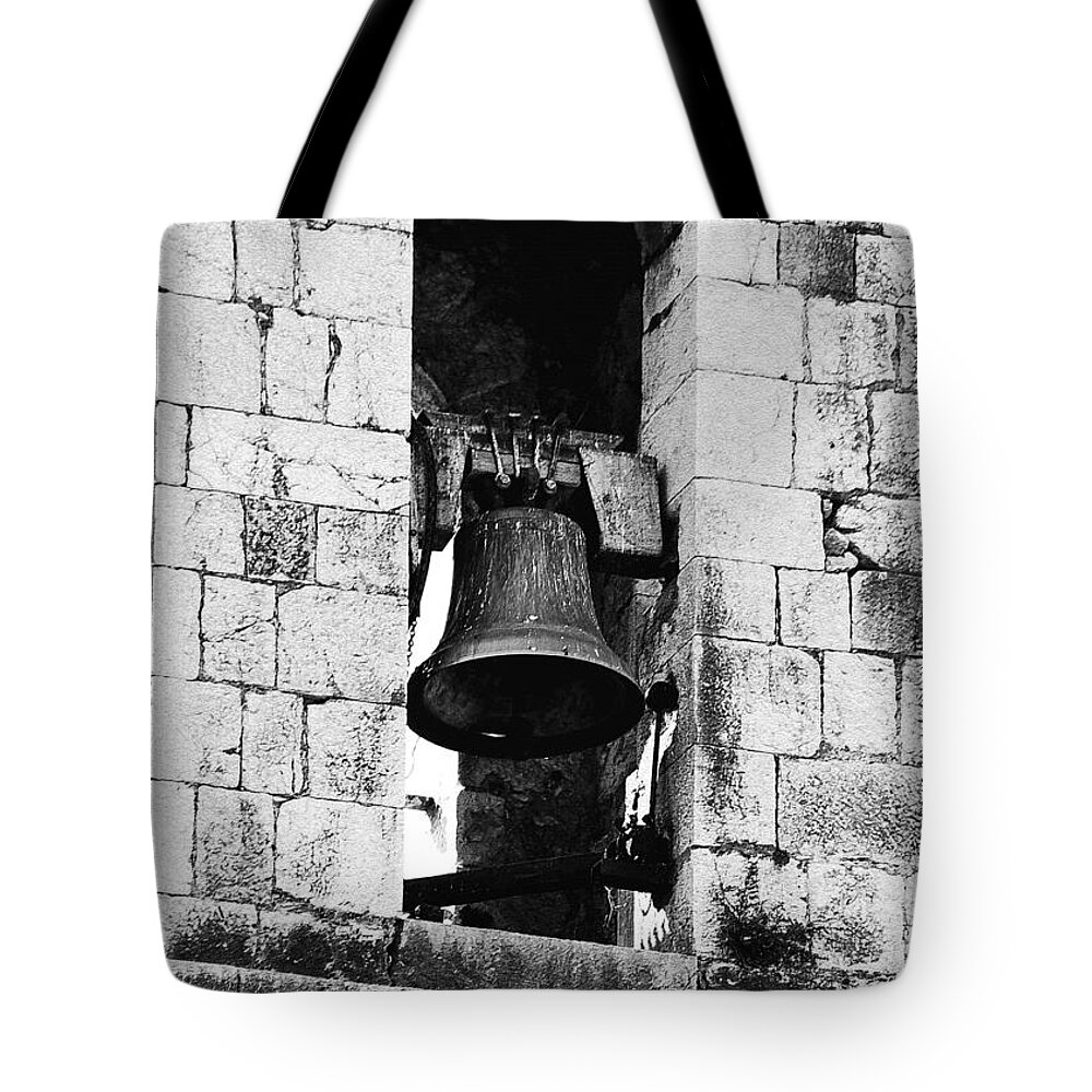 Monastery Tote Bag featuring the photograph Bell Tower Valbonne Abbey by Alexandra Till