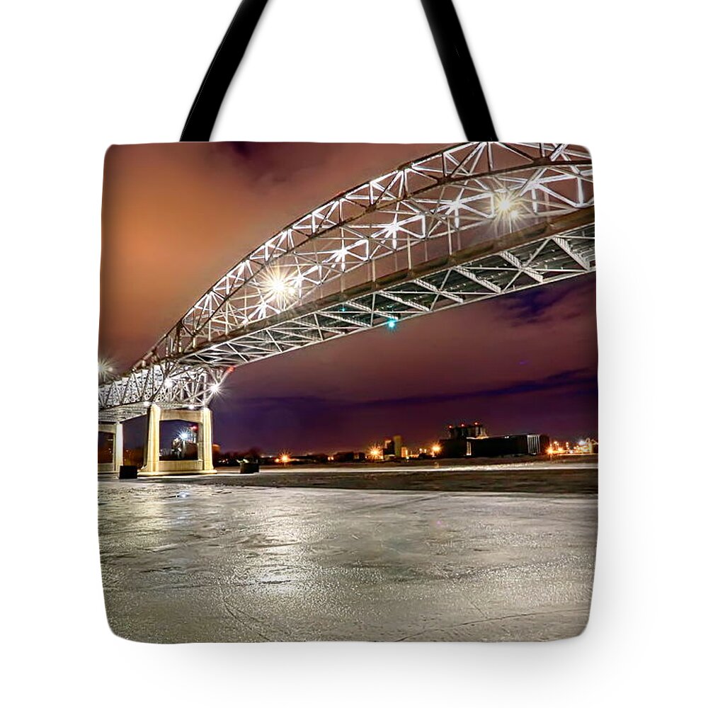 Water Tote Bag featuring the photograph Below the Blatnik by Bryan Benson