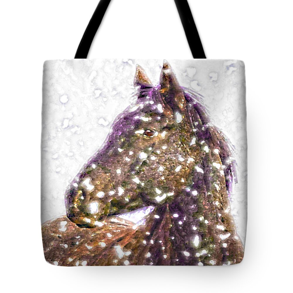 Winter Tote Bag featuring the photograph Beneath Your Beauty by Amanda Smith