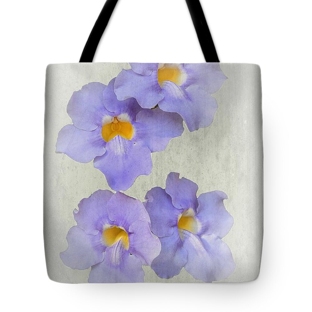 Green Tote Bag featuring the photograph Bengal Clock Vine by Rudy Umans