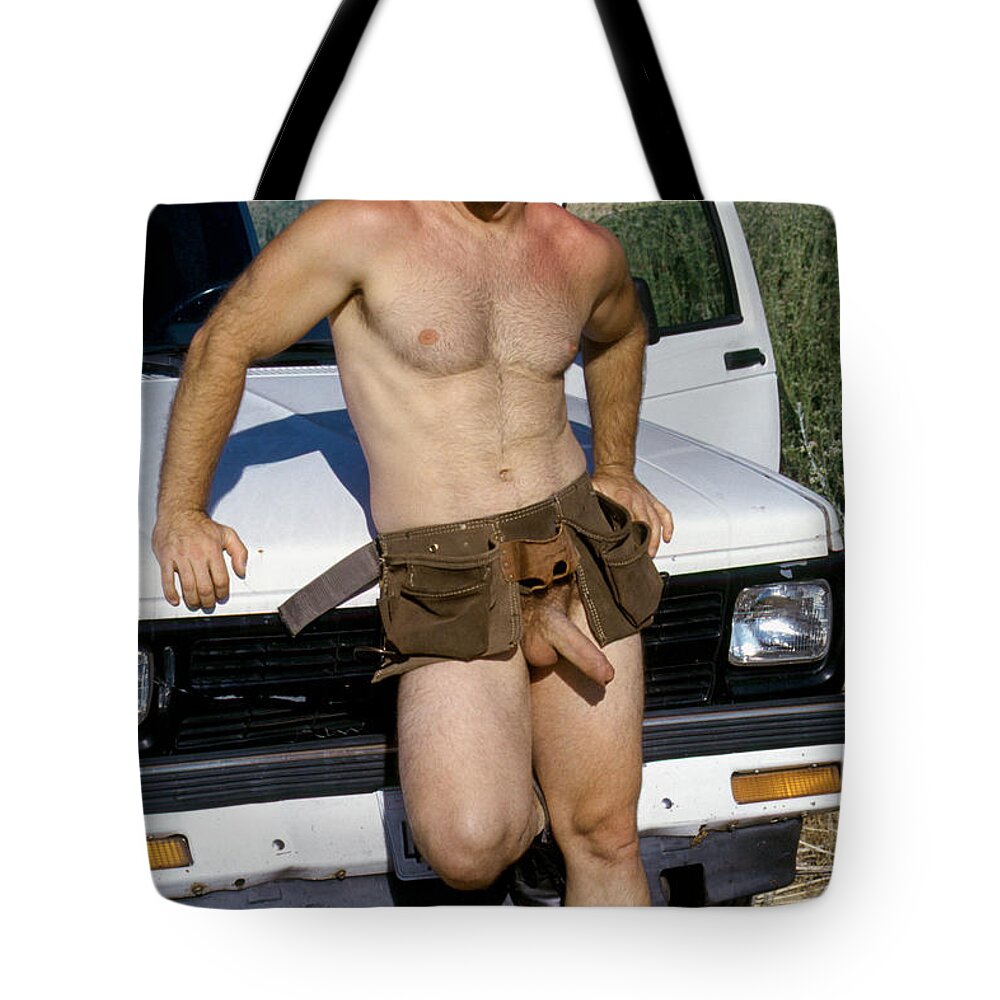 Male Tote Bag featuring the photograph Benoit L. 6 by Andy Shomock