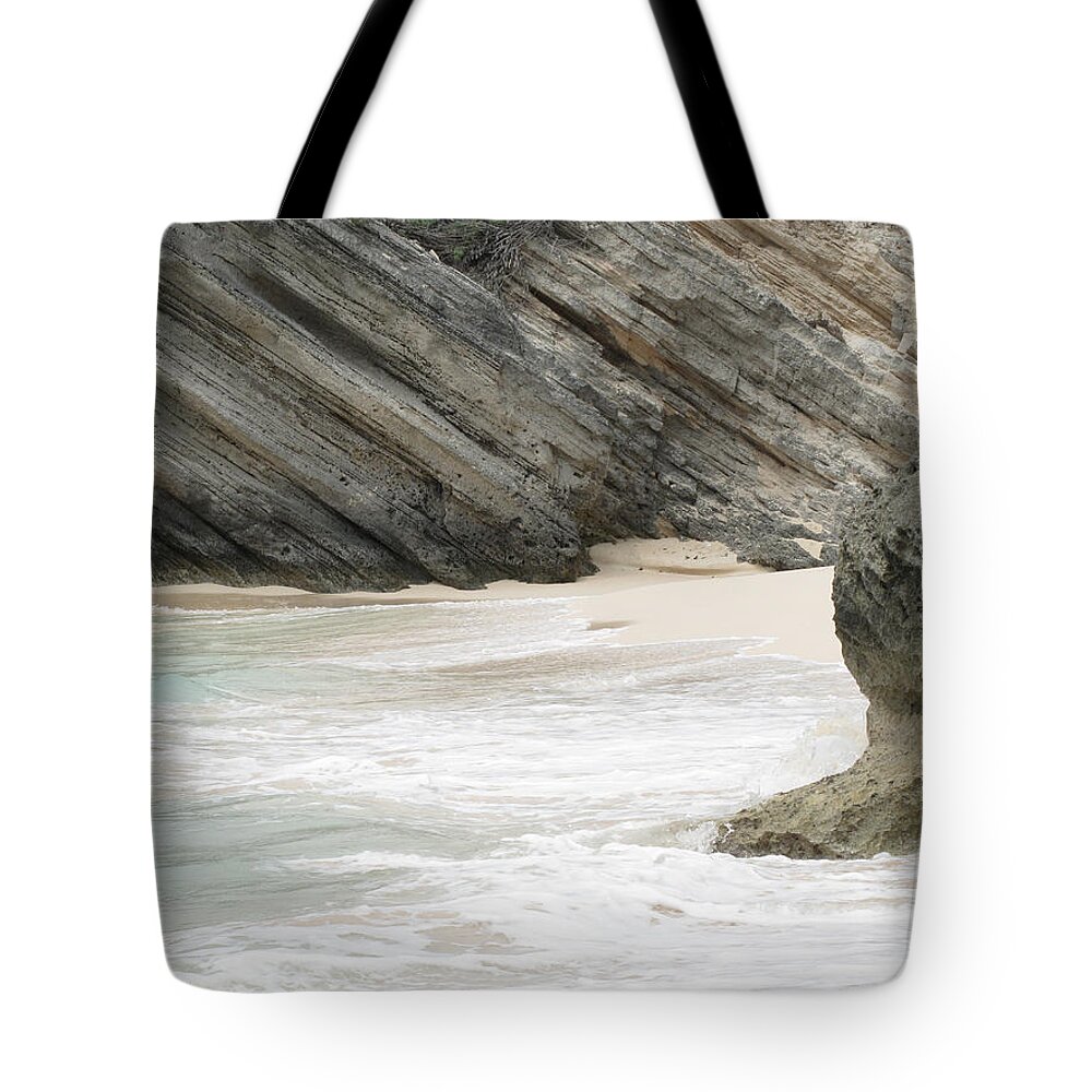Bermuda Tote Bag featuring the photograph Bermuda Beach by Natalie Rotman Cote