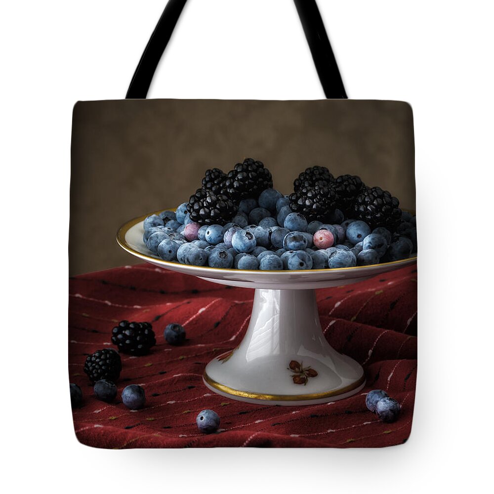 Berries Tote Bag featuring the photograph Berries in Soft Light by James Barber