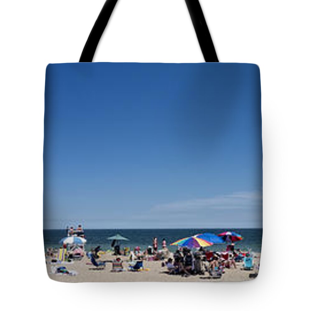 Beach Tote Bag featuring the photograph Bethany Beach Panorama by David Kay