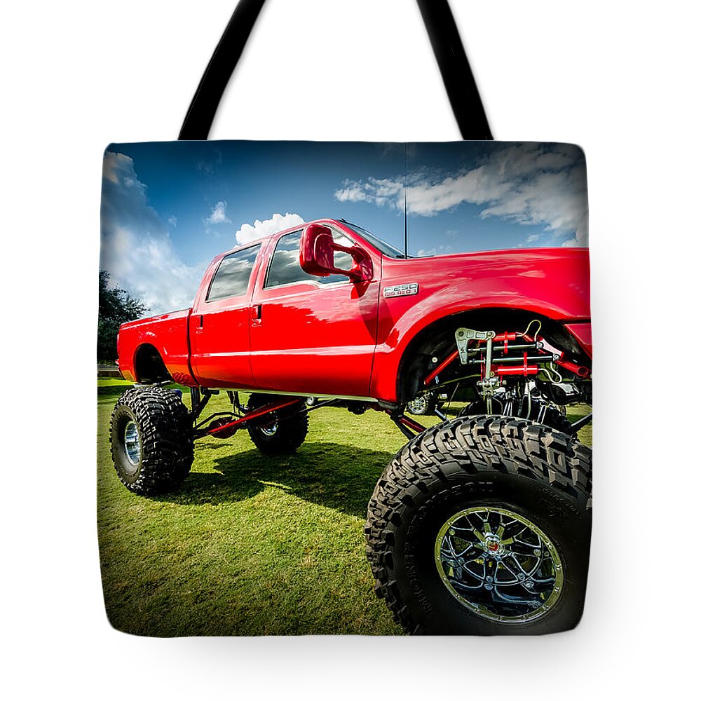 Big Red Tote Bag featuring the photograph Big Red by David Morefield