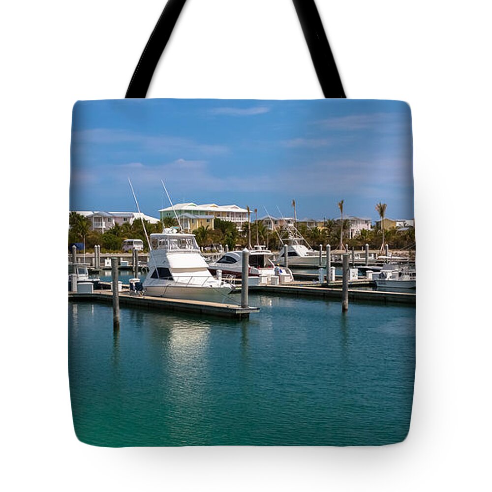 Bahamas Tote Bag featuring the photograph Bimini Bay Resort by Ed Gleichman