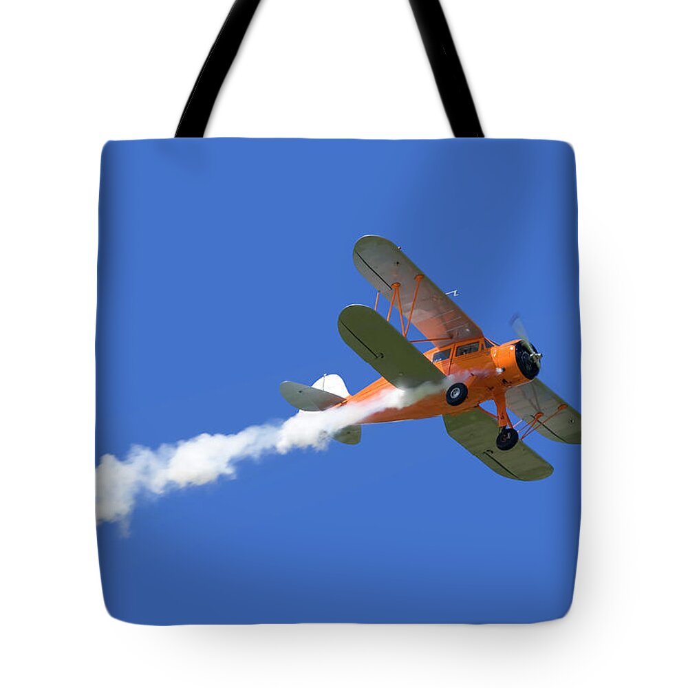 Wind Tote Bag featuring the photograph Biplane by Zu 09